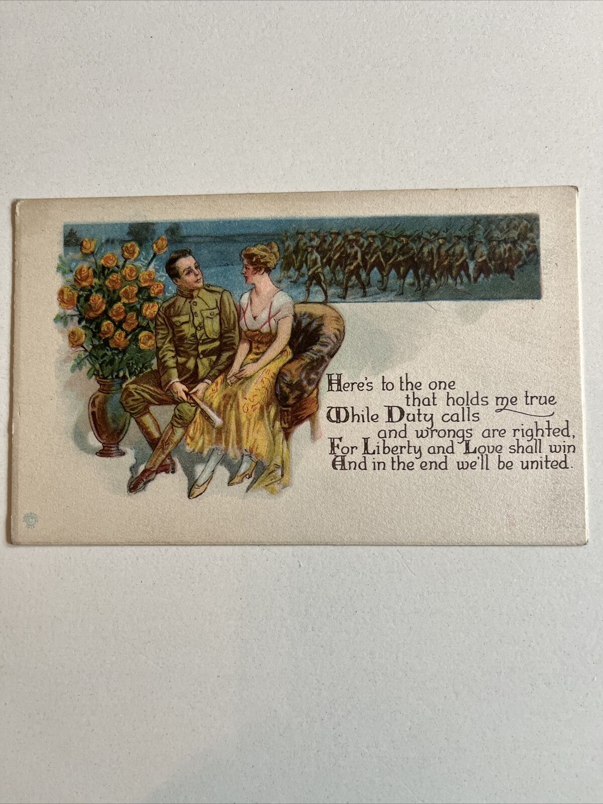 Vintage WWI Postcard Unposted