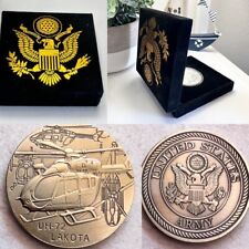 US ARMY UH-72 LAKOTA CHALLENGE COIN with special velvet case picture