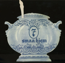 1950s 7 SMAA HJEM COPENHAGEN DENMARK DIE-CUT WITH SPOON DINNER MENU 16-56 picture