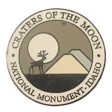 Vintage Craters of the Moon National Monument Idaho Travel Souvenir Pin picture